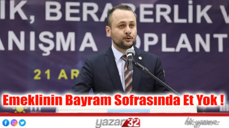 Emeklinin Bayram Sofrasında Et Yok !