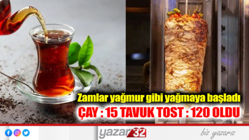 Zamlar yağmur gibi yağmaya başladı