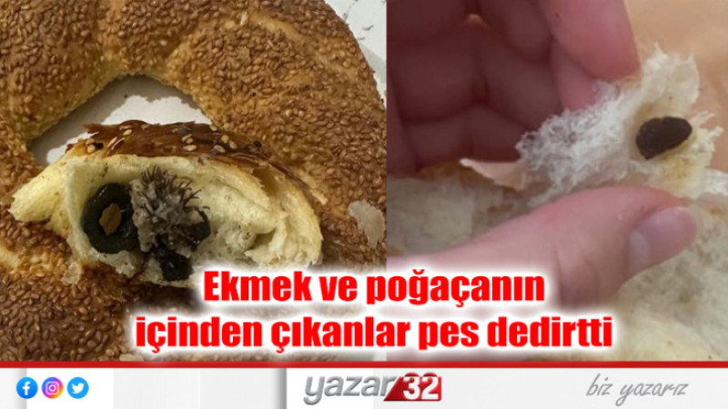 Ekmek ve simitten inanılmaz görüntüler