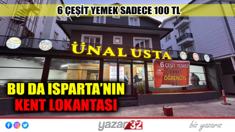 BU DA ISPARTA'NIN KENT LOKANTASI